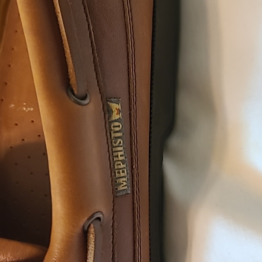 Mephisto Spinnaker Leather Brown  Boat Shoes Men's 12.5 - Picture 3 of 8